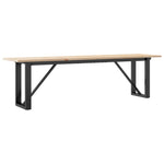 Salongbord O-Ramme 160X40X45 Cm Heltre Furu Og Stål