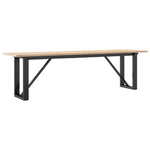 Salongbord O-Ramme 160X40X45 Cm Heltre Furu Og Stål