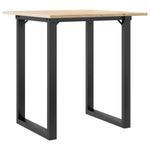 Spisebord O-Ramme 70X70X75 Cm Heltre Furu Og Stål