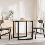 Spisebord O-Ramme 80X80X75 Cm Heltre Furu Og Stål