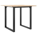 Spisebord O-Ramme 90X90X75 Cm Heltre Furu Og Stål