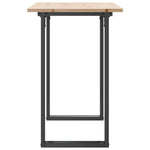 Spisebordo-Ramme 100X50X75 Cm Heltre Furu Og Stål