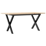 Salongbord X-Ramme 90X40X45 Cm Heltre Furu Og Stål