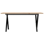 Salongbord X-Ramme 90X40X45 Cm Heltre Furu Og Stål