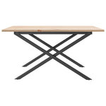 Salongbord X-Ramme 90X90X45 Cm Heltre Furu Og Stål