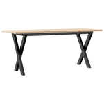 Salongbord X-Ramme 110X40X45 Cm Heltre Furu Og Stål