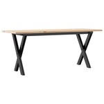 Salongbord X-Ramme 110X40X45 Cm Heltre Furu Og Stål
