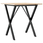 Salongbord X-Ramme 70X70X75 Cm Heltre Furu Og Stål