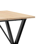 Salongbord X-Ramme 70X70X75 Cm Heltre Furu Og Stål