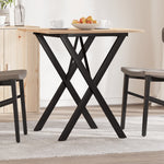Salongbord X-Ramme 70X70X75 Cm Heltre Furu Og Stål