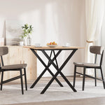 Salongbord X-Ramme 90X90X75 Cm Heltre Furu Og Stål