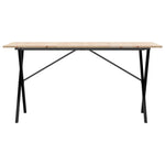 Salongbord X-Ramme 140X80X75 Cm Heltre Furu Og Stål