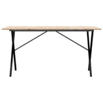 Spisebord X-Ramme 160X80X75 Cm Heltre Furu Og Stål