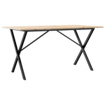 Spisebord X-Ramme 160X80X75 Cm Heltre Furu Og Stål
