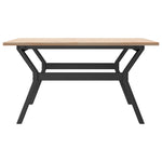 Salongbord Y-Ramme 90X90X45 Cm Heltre Furu Og Stål