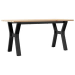 Salongbord Y-Ramme 100X50X45 Cm Heltre Furu Og Stål