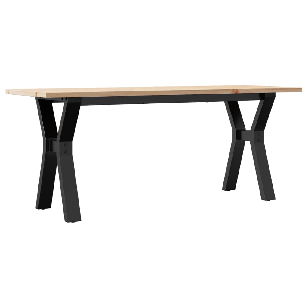 Salongbord Y-Ramme 110X40X45 Cm Heltre Furu Og Stål