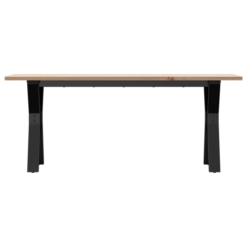 Salongbord Y-Ramme 110X40X45 Cm Heltre Furu Og Stål