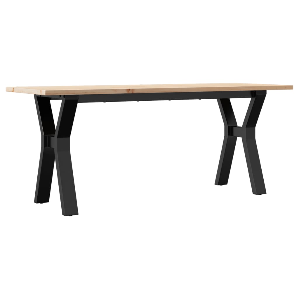 Salongbord Y-Ramme 110X40X45 Cm Heltre Furu Og Stål