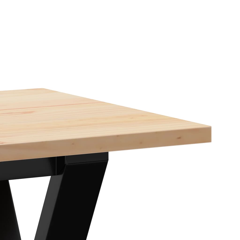 Salongbord Y-Ramme 110X40X45 Cm Heltre Furu Og Stål