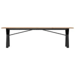 Salongbord Y-Ramme 160X40X45 Cm Heltre Furu Og Stål