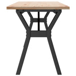 Salongbord Y-Ramme 160X40X45 Cm Heltre Furu Og Stål