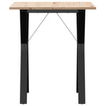 Spisebord Y-Ramme 70X70X75 Cm Heltre Furu Og Stål