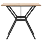 Spisebord Y-Ramme 90X90X75 Cm Heltre Furu Og Stål