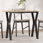 Spisebord Y-Ramme 100X50X75 Cm Heltre Furu Og Stål
