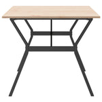 Spisebord Y-Ramme 180X90X75 Cm Heltre Furu Og Stål