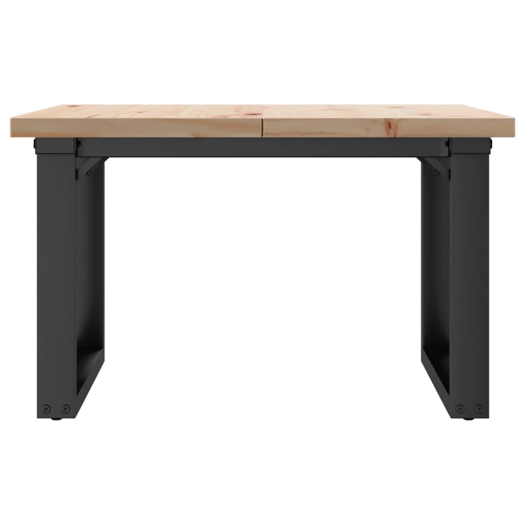 Salongbord O-Ramme 60X60X40,5 Cm Heltre Furu Og Stål