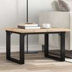 Salongbord O-Ramme 60X60X40,5 Cm Heltre Furu Og Stål