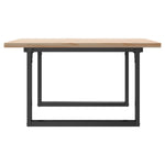 Salongbord O-Ramme 80X80X45,5 Cm Heltre Furu Og Stål