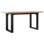 Salongbord O-Ramme 90X40X45,5 Cm Heltre Furu Og Stål