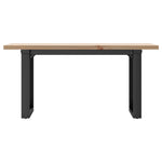 Salongbord O-Ramme 90X40X45,5 Cm Heltre Furu Og Stål