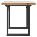 Salongbord O-Ramme 90X40X45,5 Cm Heltre Furu Og Stål