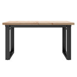 Salongbord O-Ramme 90X90X45,5 Cm Heltre Furu Og Stål