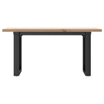 Salongbord O-Ramme 100X50X45,5 Cm Heltre Furu Og Stål