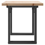 Salongbord O-Ramme 100X50X45,5 Cm Heltre Furu Og Stål