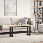 Salongbord O-Ramme 110X40X45,5 Cm Heltre Furu Og Stål