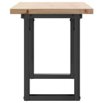 Salongbord O-Ramme 110X40X45,5 Cm Heltre Furu Og Stål