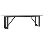 Salongbord O-Ramme 160X40X45,5 Cm Heltre Furu Og Stål