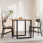 Spisebord O-Ramme 80X80X75,5 Cm Heltre Furu Og Stål