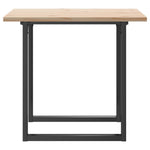Spisebord O-Ramme 80X80X75,5 Cm Heltre Furu Og Stål