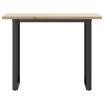 Spisebord O-Ramme 100X50X75,5 Cm Heltre Furu Og Stål