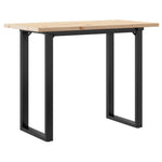 Spisebord O-Ramme 100X50X75,5 Cm Heltre Furu Og Stål