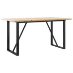 Spisebord O-Ramme 160X80X75,5 Cm Heltre Furu Og Stål