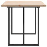 Spisebord O-Ramme 160X80X75,5 Cm Heltre Furu Og Stål