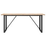 Spisebord O-Ramme 180X90X75,5 Cm Heltre Furu Og Stål