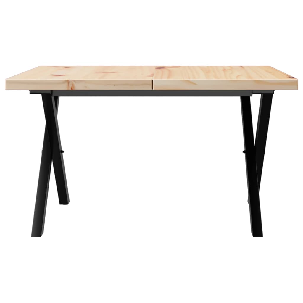 Salongbord X-Ramme 60X60X40,5 Cm Heltre Furu Og Stål